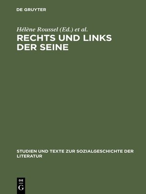 cover image of Rechts und links der Seine